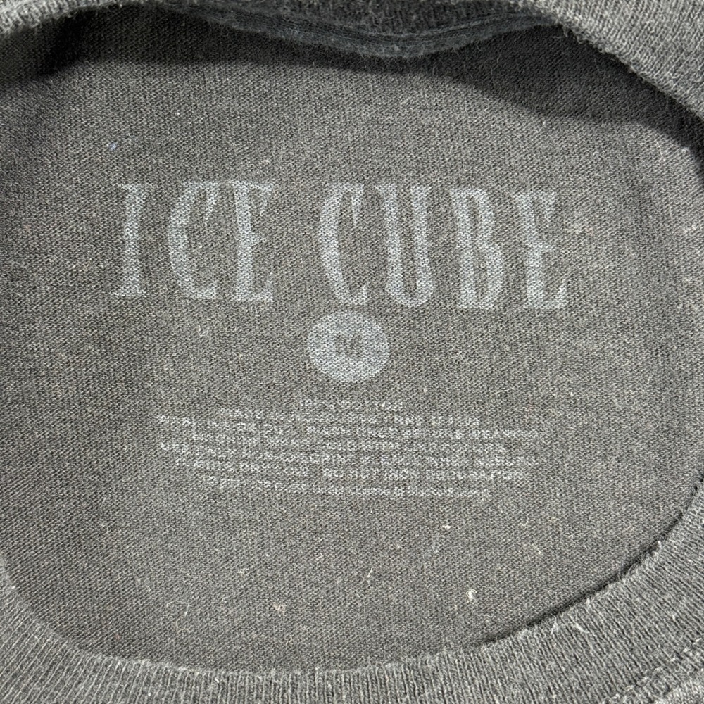 Ice Cube Graphic T-Shirt Mens Medium Black Hip Hop Rap Tee Short Sleeve - Picture 2 of 7